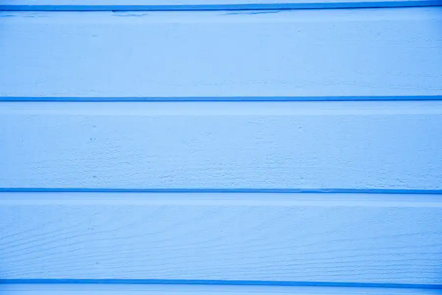 Vivid blue horizontal wooden planks texture perfect for background or wallpaper.